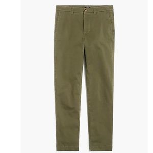 J. Crew High-rise Girlfriend Chino Pant - Olive Green - Size 6
